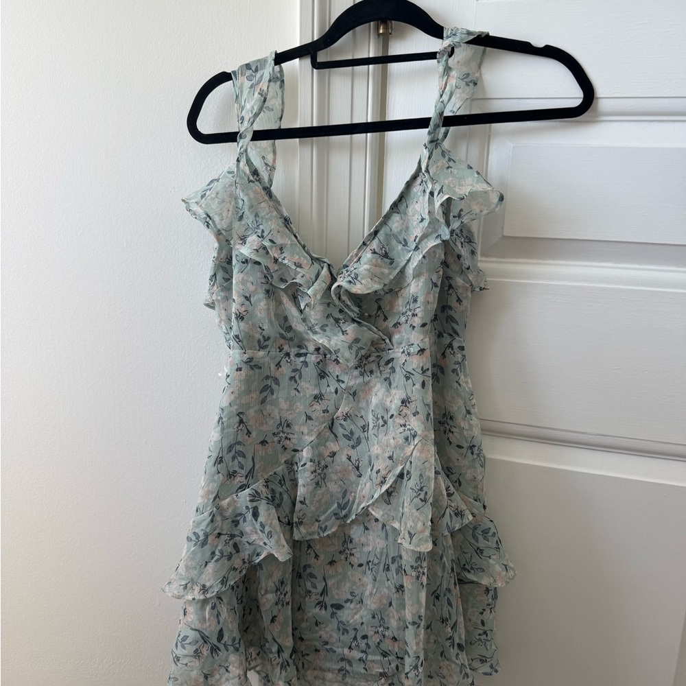 Floral Ruffle Dress